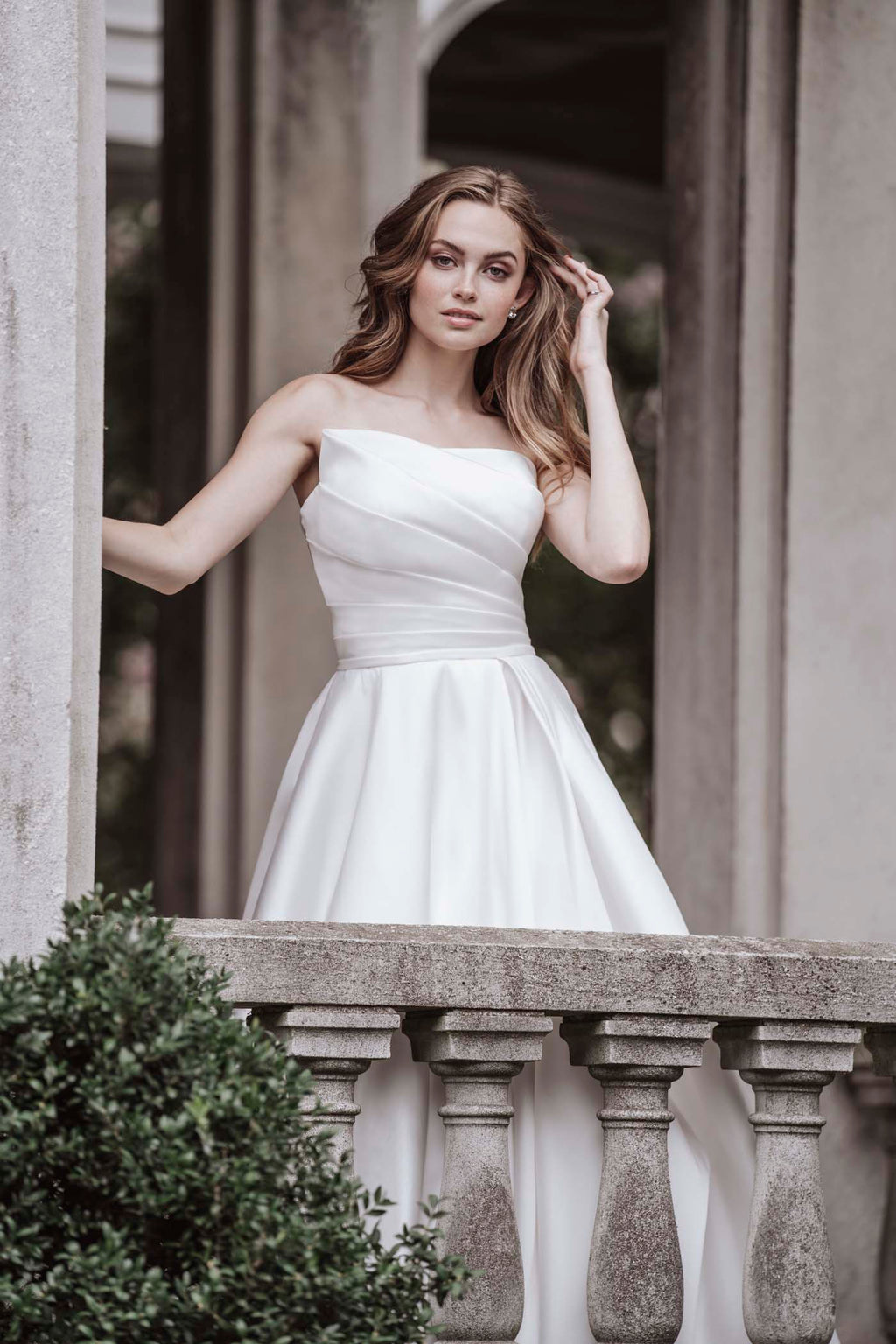 Beautifully crafted Mikado Satin Ballgown
