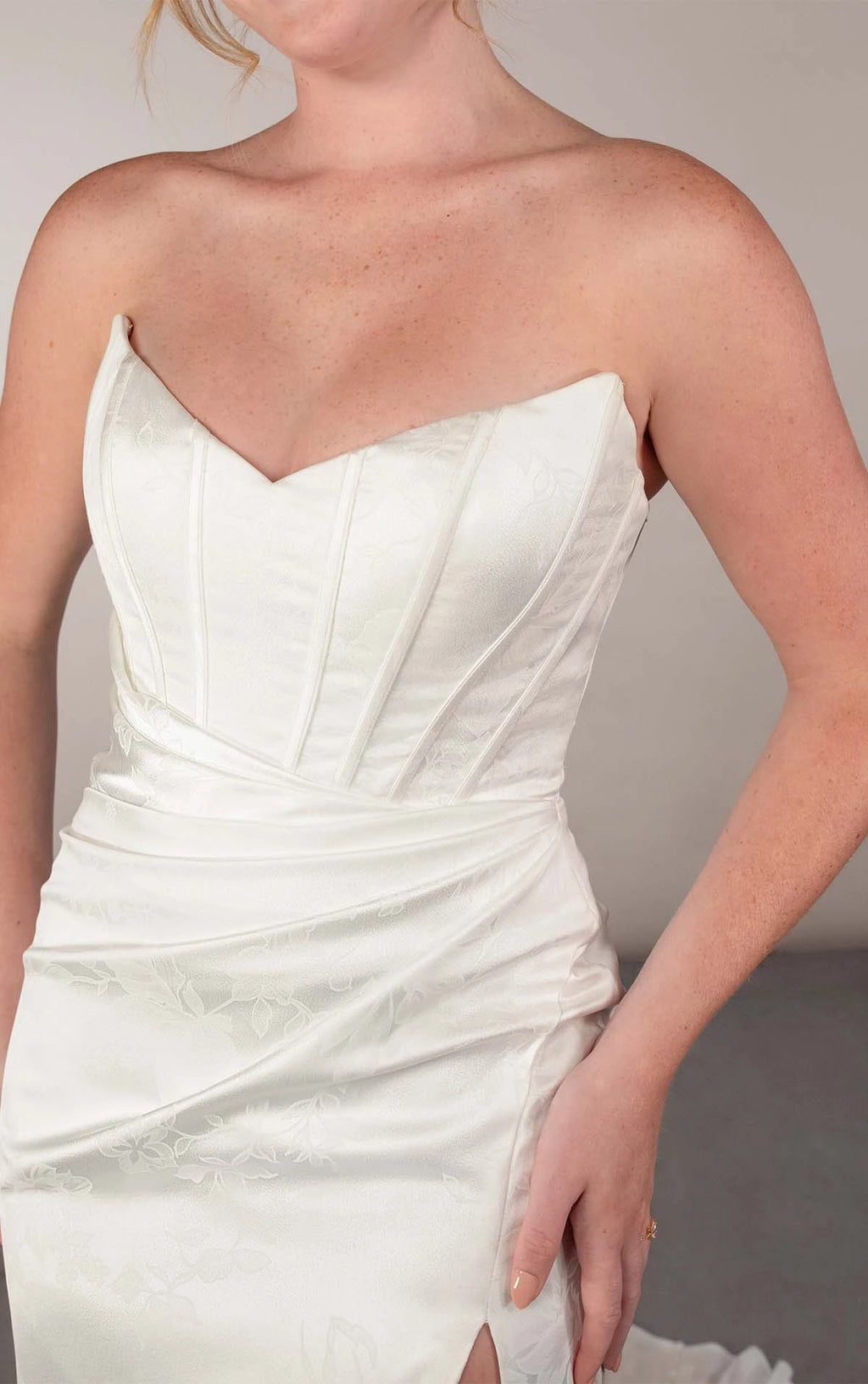 Sleek structure with sculpted detail.