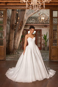 Classic bridal elegance meets modern glamour